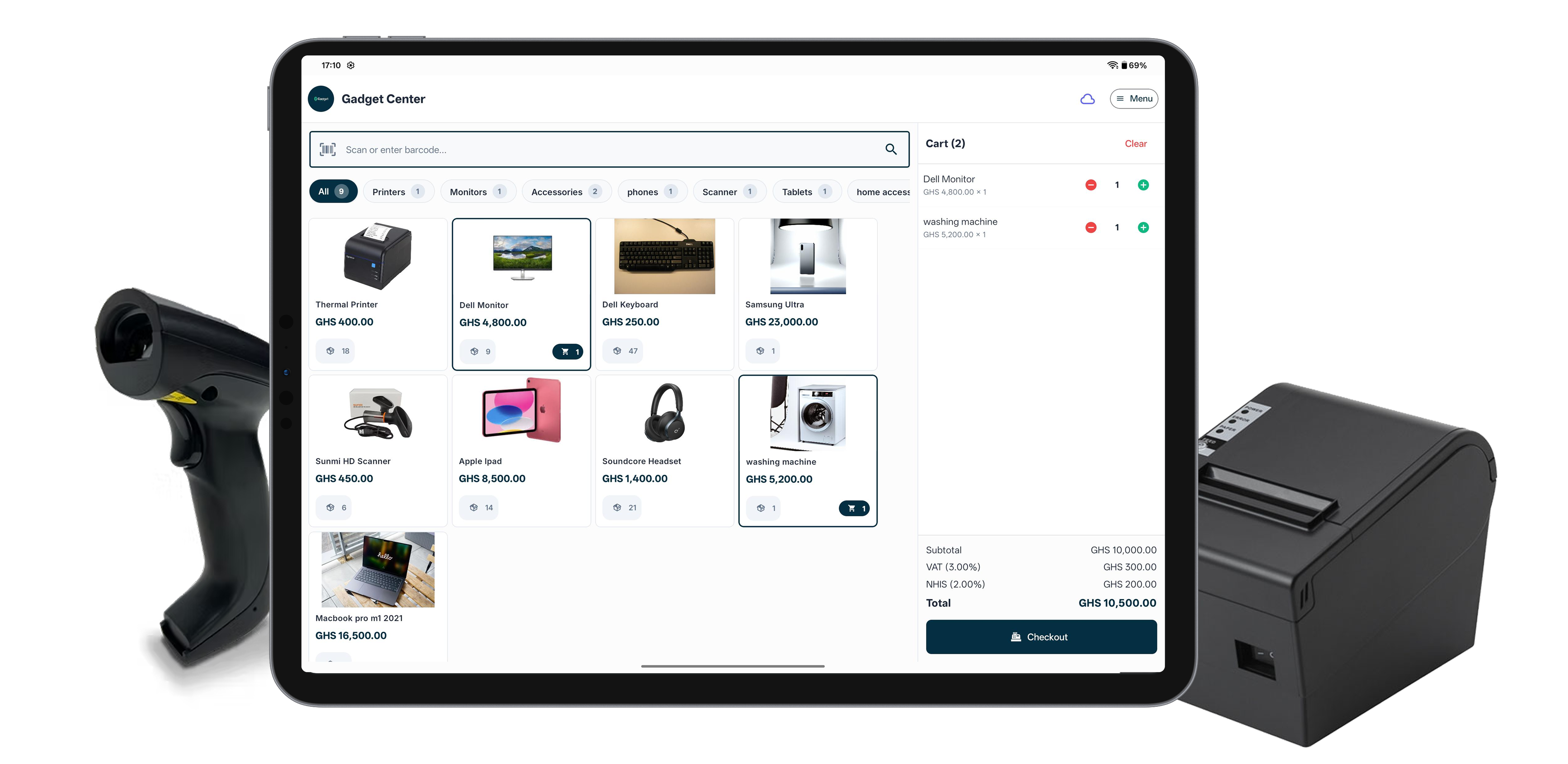 Kwikbi POS System Dashboard